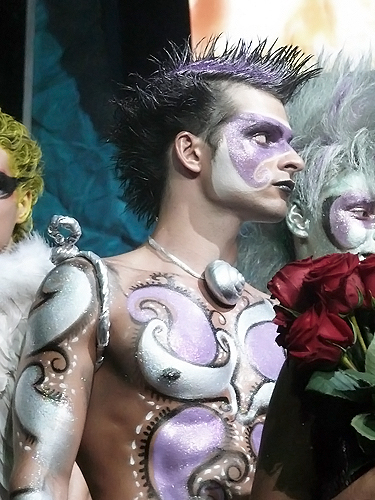 На одесском фестивале боди-арта показывали разноцветных нимф и пестрых ангелов
