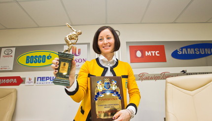 Вита Семеренко получила награду Национального олимпийского комитета