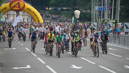Велопарад в Киеве