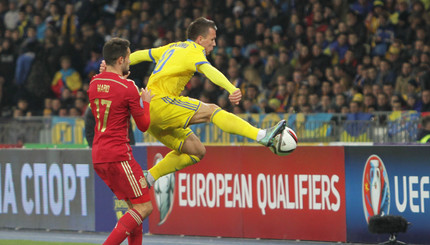 Отборочный матч Чемпионата Европы-2016. Украина-Испания