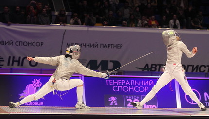В финале чемпионата мира по фехтованию  сборная России победила украинских саблисток