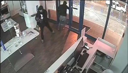Воры ограбили магазин за 40 секунд