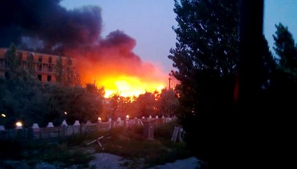 В Одесской области горел пансионат