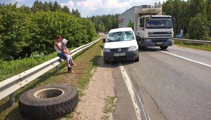 Украинец восхитил рунет, не выругавшись в сверхсложной ситуации на шоссе