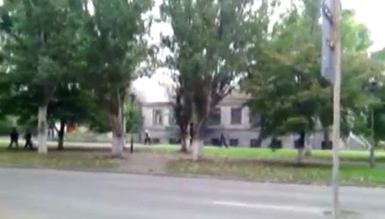 Взрыв дома в Луганске