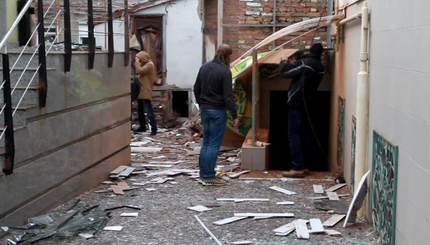 В Харькове подорвали магазин волонтера