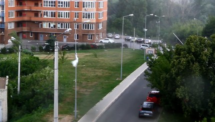 На Харьков обрушился ливень после недельного зноя