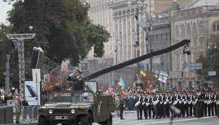 Военная техника на параде в Киеве
