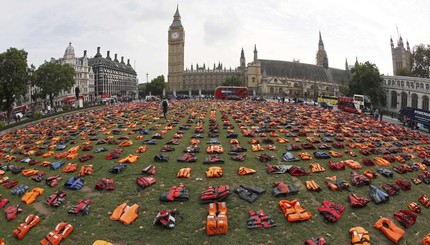 В Лондоне прошла масштабная акция в поддержку беженцев