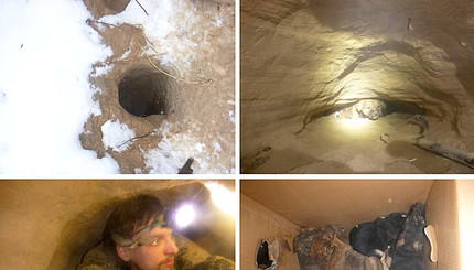 В Киеве из-под земли достали 11 живых щенков