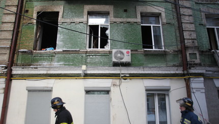 Пожар в городе: пламя вспыхнуло в историческом центре Киева