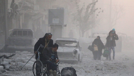 Эвакуация людей из Алеппо
