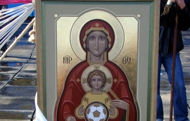 В Киев привезут единственную в мире футбольную икону