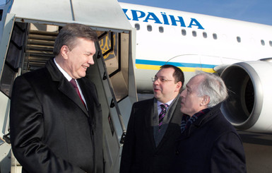 Виктор Янукович отправился на парад президентов 
