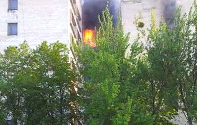 В Харькове на пожаре погибли трое и около 30 человек пострадало