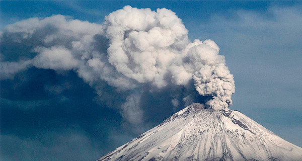 В Мексике очнулся самый опасный вулкан Америки