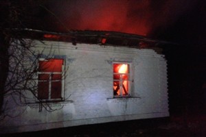 В Киевской области горел акушерский пункт