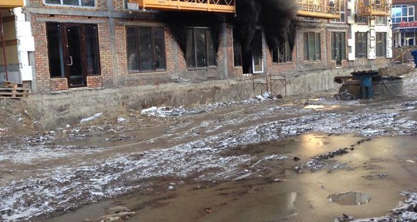 В Шевченковском районе Киева произошел пожар