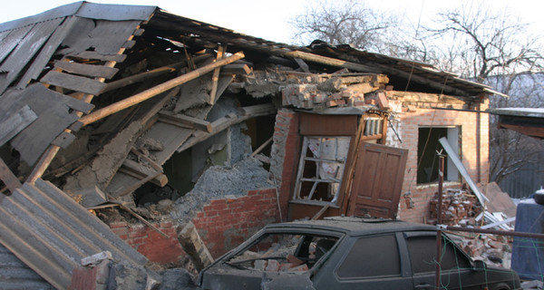 В результате взрыва в Полтаве разрушен дом