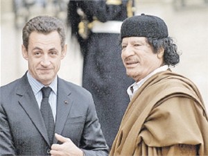 СМИ обнародовали интервью Каддафи о финансировании кампании Саркози