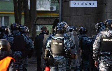 В Харькове потасовка между протестующими и 