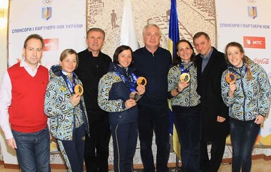 Украинские олимпийцы вернулись в Киев