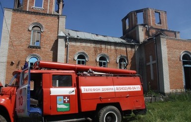 В Винницкой области сгорела церковь