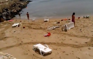 Из-за мини-цунами в Одессе пострадало три ребенка