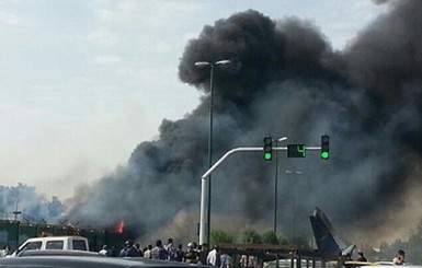 МИД: Украинцев на борту разбившегося самолета в Иране не было