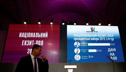 Реакция штабов Зеленского и Порошенко на результаты экзиполов