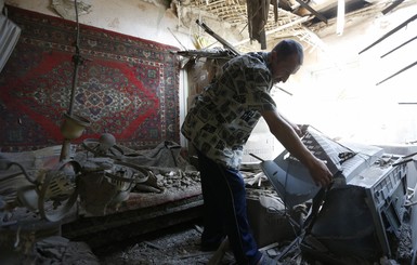 В Донецкой области разрушили около 300 домов