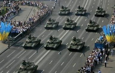 Центр Киева перекроют из-за репетиции военного парада