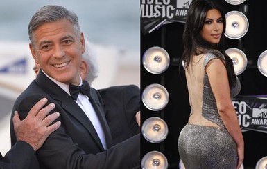Морщины Джорджа Клуни стали популярнее округлостей Ким Кардашьян