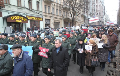Участники Марша солидарности отправились на Европейскую площадь 