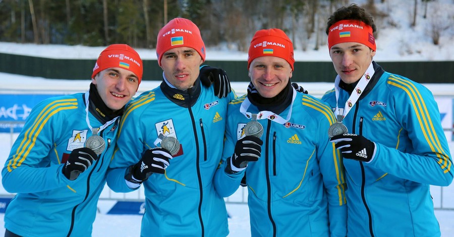 Мужская сборная Украины по биатлону - вторая на чемпионате Европы