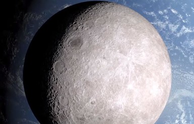 В Сети появилось уникальное видео темной стороны Луны
