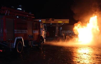 В Киеве на АЗС взорвался газ