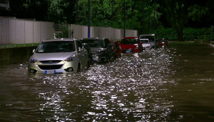 Наводнение в Милане