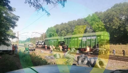 Сошли вагоны двух поездов на Днепропетровщине 20.07.2020