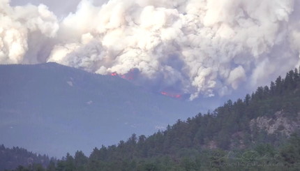 Лесной пожар в Колорадо