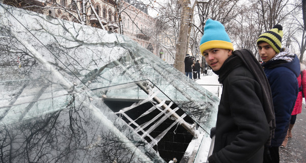 В центре Одессы разбили стеклянный саркофаг - музей