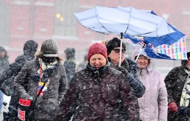 На 27 января в Украине объявлено штормовое предупреждение