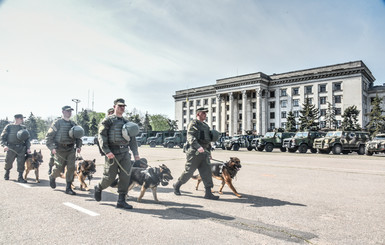 В Одессе силовики отрепетировали, как будут охранять горожан на праздники