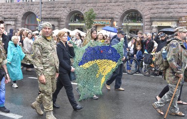 Чем закончился парад в Киеве
