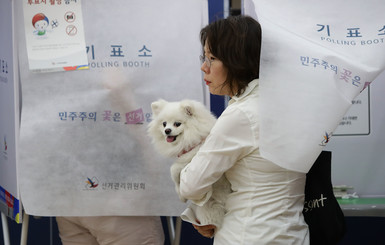 В Южной Корее началось досрочное голосование на выборах президента