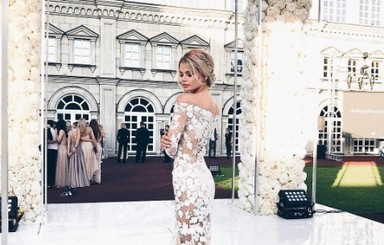 Свадебное платье для невесты Преснякова сшила любимый дизайнер российских IT-girls