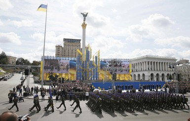Хроника военного парада в Киеве-2017
