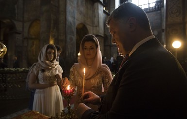 О чем Порошенко с семьей молились в День Независимости 