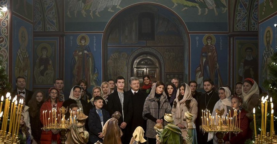 Семья Президента Украины поздравила православных со Святым вечером