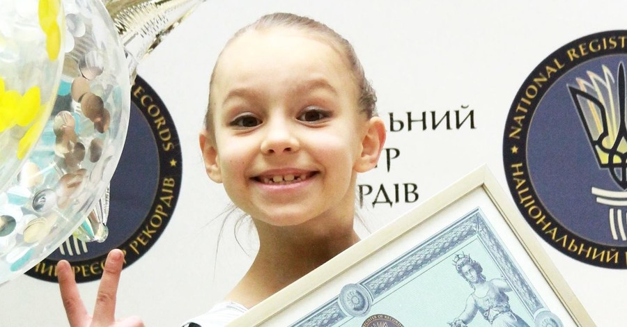 Семилетняя акробатка из-под Одессы установила рекорд Украины